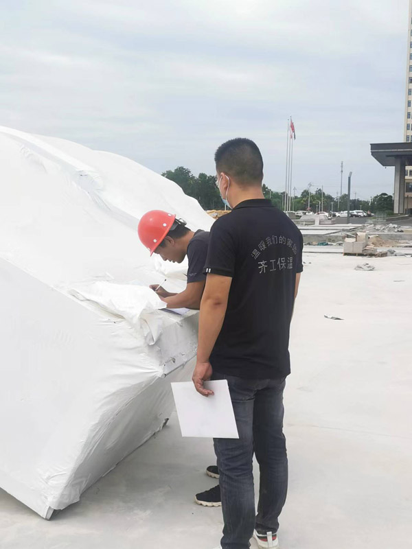 塑化板驗貨現(xiàn)場